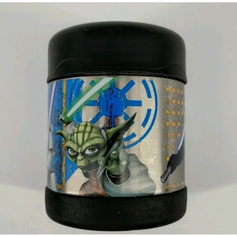 Thermos‎ Star Wars The Clone Wars Insulated Food Jar Blue Silver